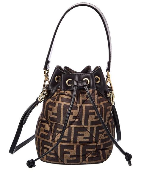 fendi bucket bag black|Fendi bucket bags for women.